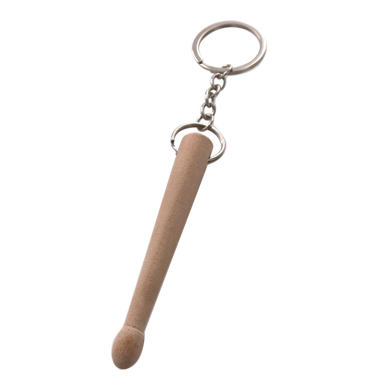 Mini Drumstick Keychain Wood Keychain Drumsticks Percussion Key Chain for Backpack