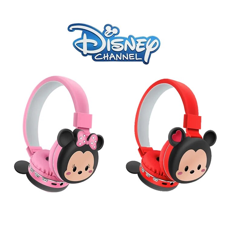 Disney Cartoon Couple Mickey Minnie Wireless Bluetooth Earphones Can Be