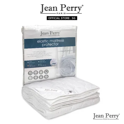 Jean Perry Elastic Straps Anti Dust Mite Mattress Protector (Single - King) Home Harmony SG seller