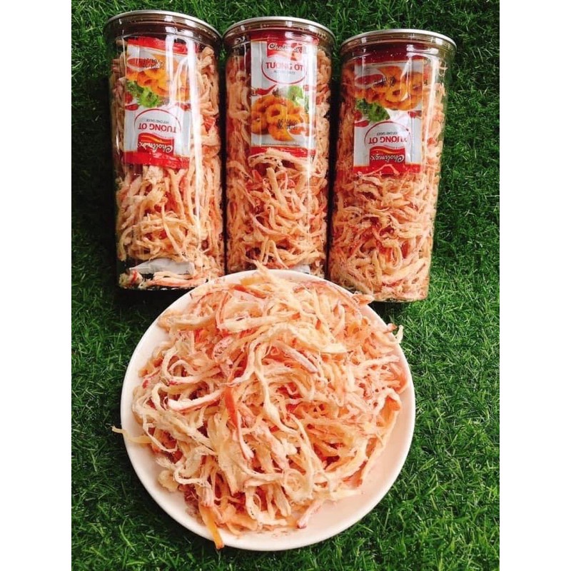 Mực Xé Sợi Hấp Nước cốt dừa thơm ngon không dai