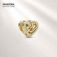 Pandora Moments Sparkling Entwined Hearts Charm