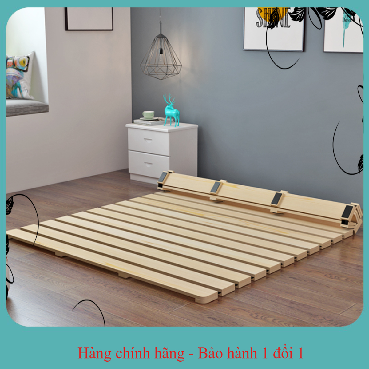(HÀNG CAO CẤP LOẠI I) Giường ngủ gỗ thông- giường ngủ pallet