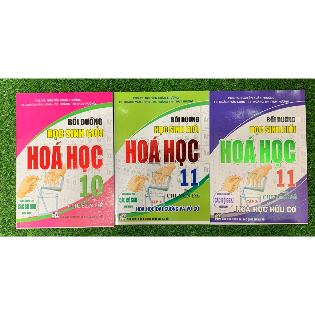 Sách Tham Khảo - Combo Bồi dưỡng học sinh giỏi Hóa học chuyên đề lớp 10 - 11 (3 cuốn) (HA-MK)