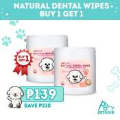 Petcore Natural Dental Wipes: Buy 1 Get 1 Offer