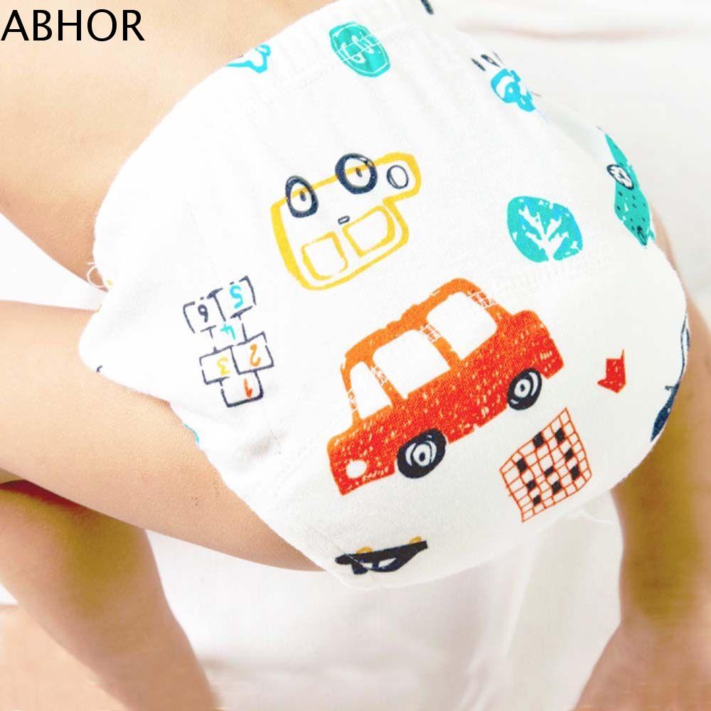 ABHOR ล้างทำความสะอาดได้ กันน้ำกันน้ำได้ ชุดชั้นในสำหรับเด็ก เปลี่ยนผ้าอ้อมได้ ใช้ซ้ำได้ การออกแบบการ์ตูน ผ้าอ้อมสำหรับทารก ผ้าอ้อมเด็กผ้าอ้อมเด็ก ผ้าอ้อมผ้าผ้าอ้อม กางเกงเทรนนิ่ง ราคา  61 บาท*ส่งฟรี