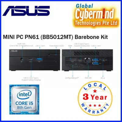 ASUS PN61-BB5012MT MiniPC (Brought to you by Global Cybermind)