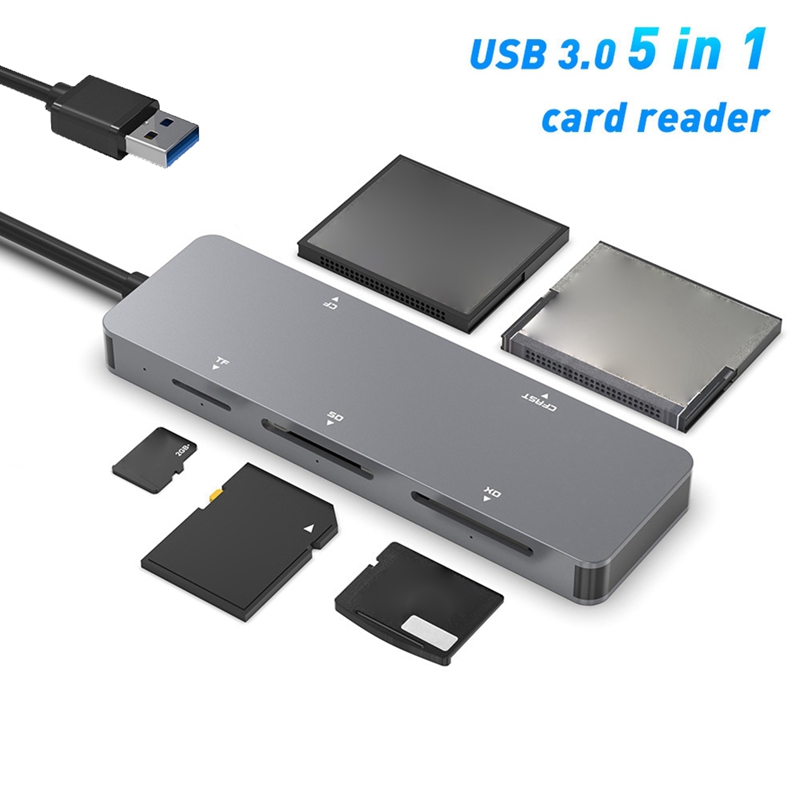 USB 3.0 Multifunction Card Reader USB Sd Card Reader CFast XD SD TF Card