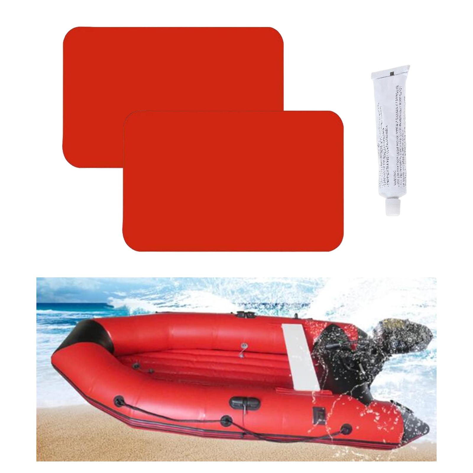 Inflatable Boat Repair Patch Kits Sturdy PVC Repair Patches Kit Sofa Kayak Patches for Holes in Kayak Waterproof