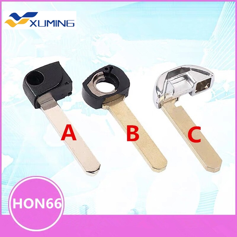 Xuming mới thông minh khẩn cấp chèn Uncut hon66 chìa khoá thay thế trống phù hợp cho Khóa từ xa chìa khoá thay thế cho Honda