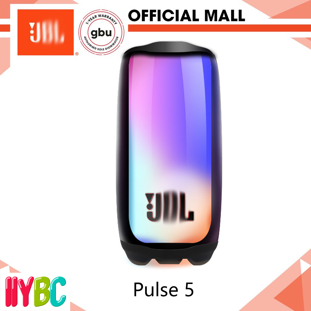 JB-L Pulse 5 ลำโพงไร้สายบลูทู ธ แบบพกพา IPX7 เบสกันน้ำ Pulse 5 ลำโพงสเตอริโอพร้อมไฟ LED แสดงปาร์ตี้ ราคา 899 บาท*ส่งฟรี