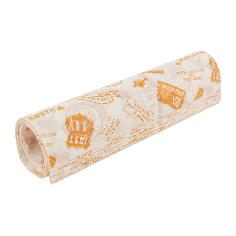 Hozzby Giấy gói bánh sandwich nướng giấy sáp 25*21.5cm Giấy Gói dầu chống dầu 【hàng có sẵn】