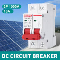 Miniature 2P 16A-63A DC 1000V Solar Mini Circuit Breaker Battery Switch