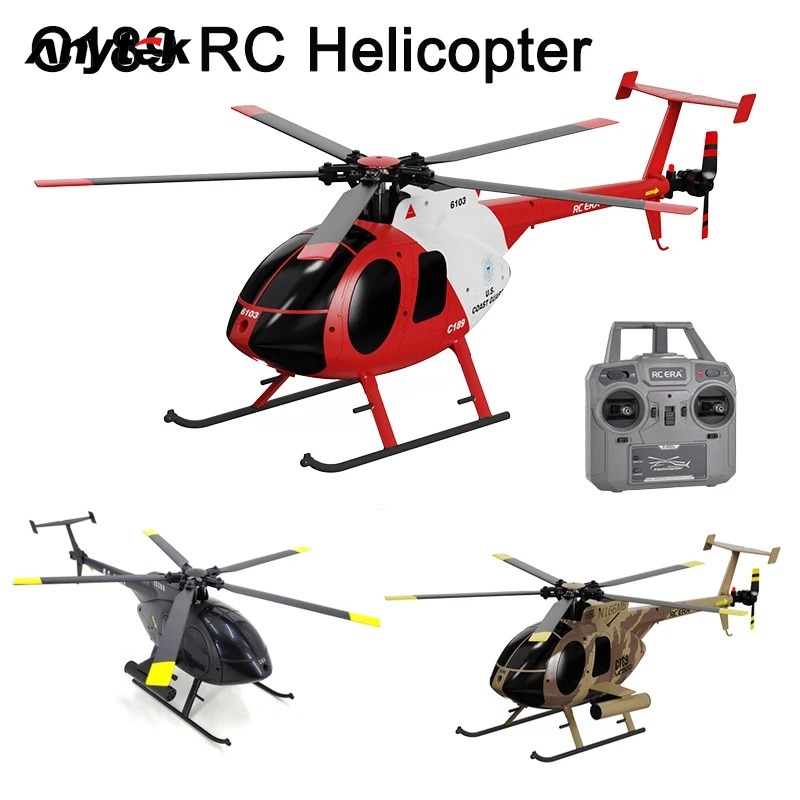 C189 MD500 Remote Control Helicopter 6 Axis Gyroscope RC Helicopter Toys Dual Brushless Motors Airplane Gifts For Boys Girls ราคา 10,856 บาท*ส่งฟรี