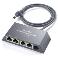 GUUGEI 4 Ports Starlink Ethernet Adapter Starlink Gen 3/ Starlink Mini Ethernet Adapter For Wired External Network