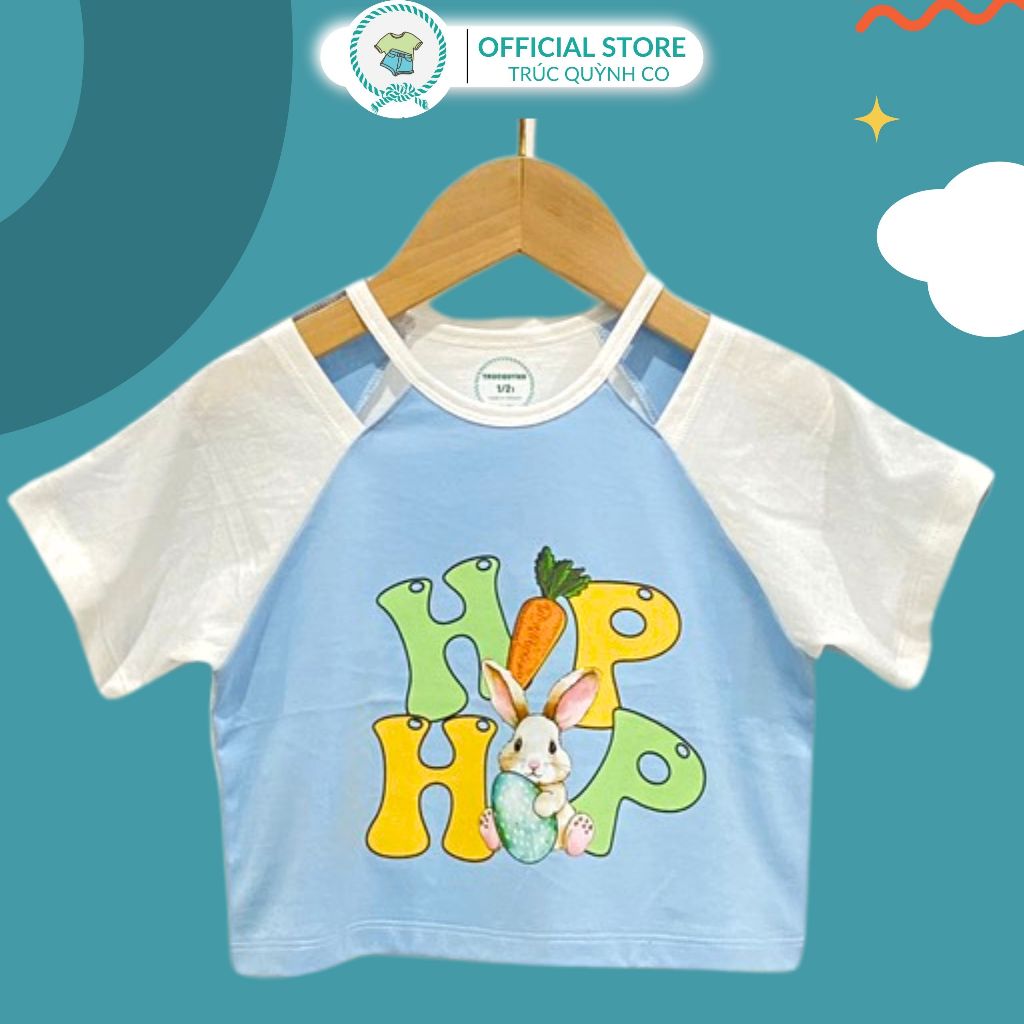Áo Croptop Tim Yêu Là Một Item Thời Trang Năng Động, Trẻ Trung Và Cá Tính,Truc Quynh Co 12kg-33kg - 7