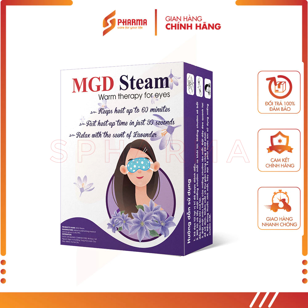 Miếng chườm ấm mắt MGD STEAM - Giữ ấm lâu nhiệt độ ổn định hiệu quả cao