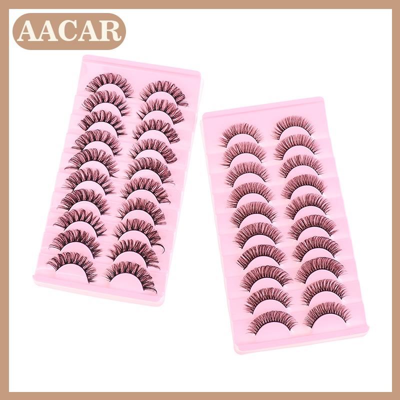 AACAR Lông mi DD Curl Nga Lông mi giả 3D Lông mi chồn tái sử dụng Fluffy Lông mi giả lông mi mở rộng