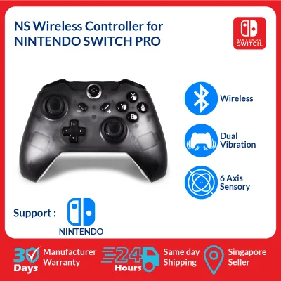 -SG Seller- Nintendo Switch Pro Wireless Controller Gamepad Free Normal Mail Delivery