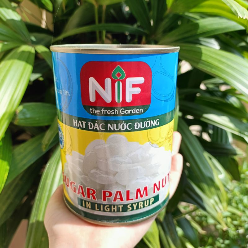 Hạt đác ngâm nước đường NIF lon 560g