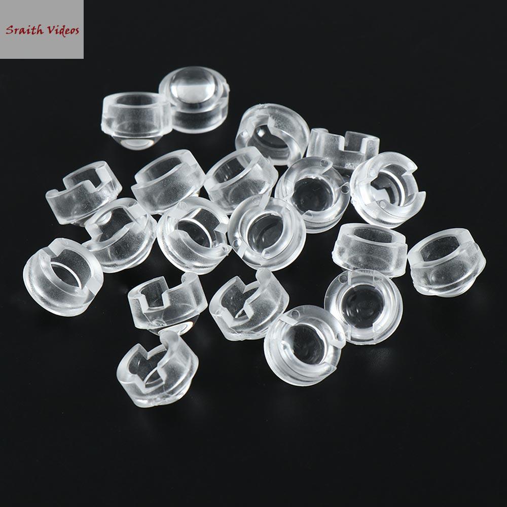 SRAITH Đèn tự làm LED PCB Ống kính acrylic lồi Ống kính phản xạ Ống kính chuẩn trực cho IR CCTV Ống kính 13mm Ống kính acrylic Ống kính mini Ống kính LED