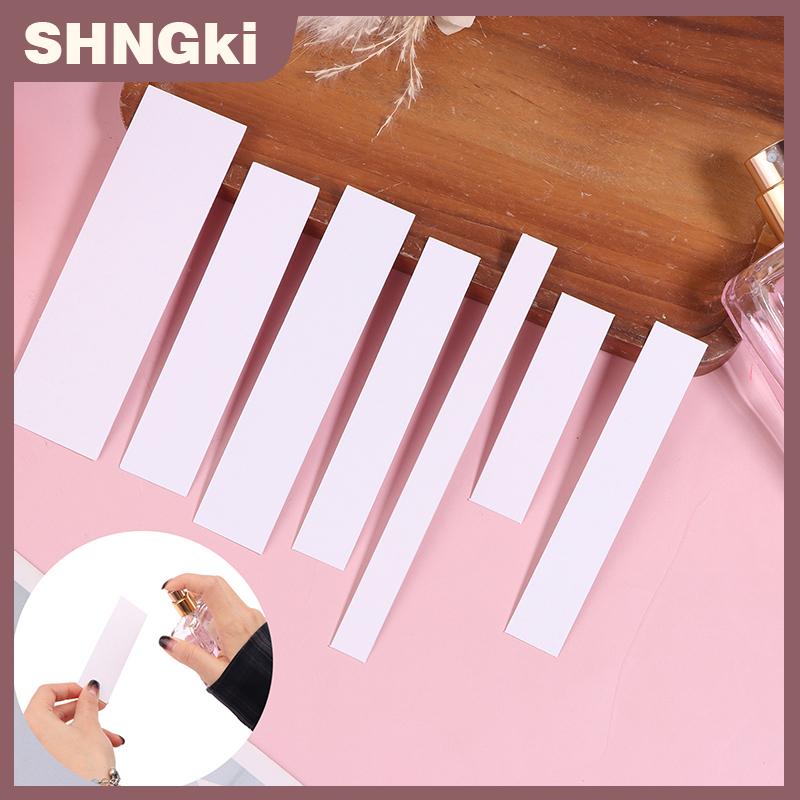 SHNGki Nhiều Szes 50Pcs Tester Dải Hương Thơm Dùng Một Lần Trắng Phụ Nữ Mùi Giấy Dải Giấy Kiểm Tra Hương Liệu Nước Hoa