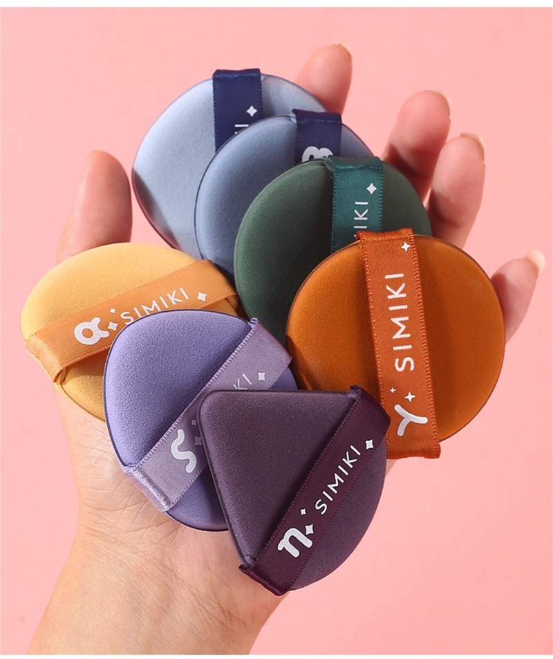ชุดพัฟแต่งหน้า พร้อมกล่องเก็บ แบบหนา แห้ง เปียก นุ่มพิเศษ สําหรับแต่งหน้า (7pcs/กล่อง)