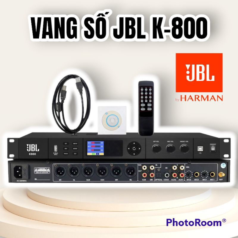 HÀNG CAO CẤP | Vang Số Chống Hú Cao Cấp JBL K800 Có Cổng Quang - Bluetooth, Phần Mềm Đầy Đủ, Chống H