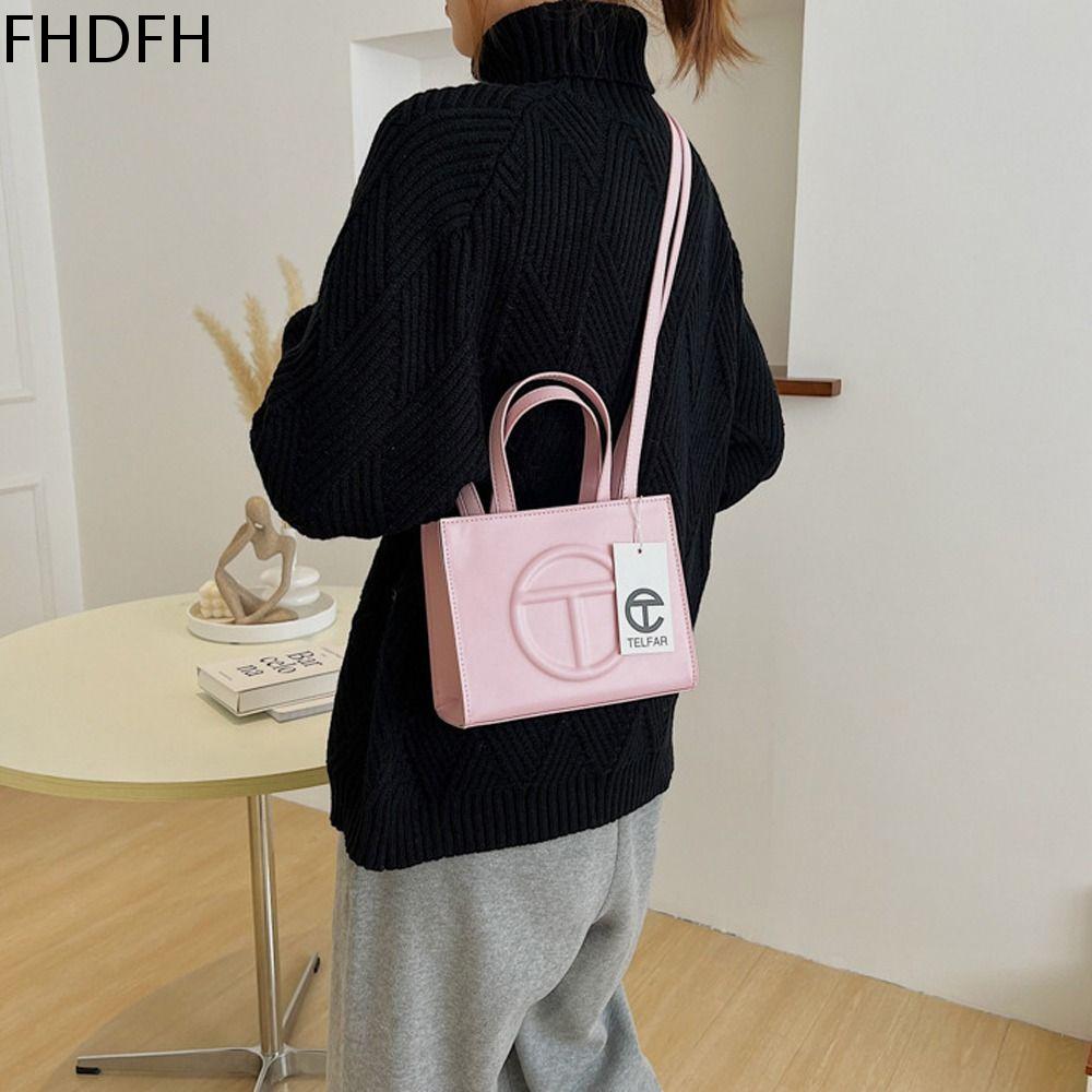 FHDFH Da PU Túi đeo chéo Chữ cái Sức chứa lớn Túi xách nữ Túi đeo cổ tay Ví Phụ nữ