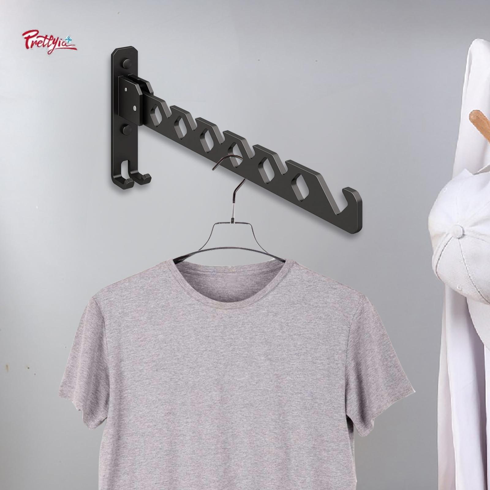 Prettyia Socks Hanger Underwear Hanging Foldaway Support Hanger High Capacity Easy to Clean Clothing Hanger for Indoor Outdoor Skirt ราคา 168 บาท*ส่งฟรี