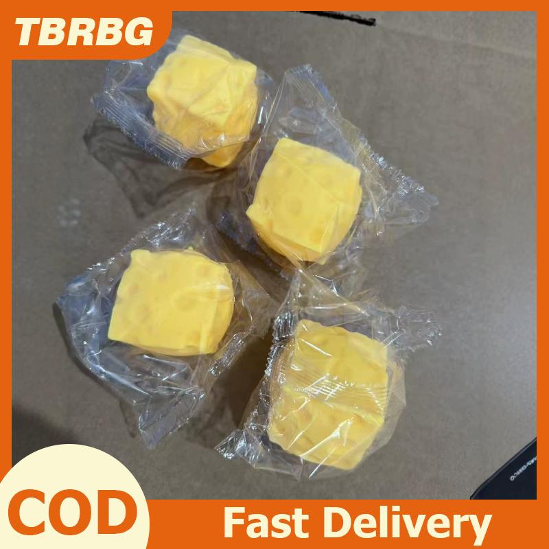 TBRBG 5ซม. ลูกบอลนิ่มเด้งชีสของเล่นคลายเครียดลูกบอลระบายความเครียดสำหรับผู้ใหญ่ออฟฟิศของขวัญลดความวิตกกังวล ราคา 35 บาท*ส่งฟรี