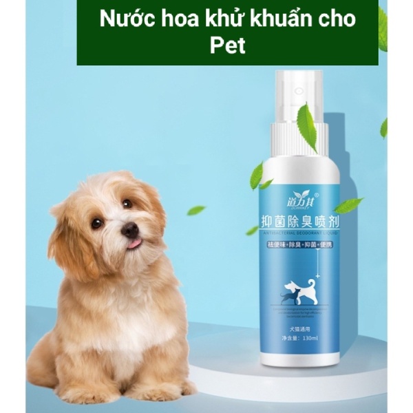 *HCM* Nước hoa xịt khử mùi cho Chó Mèo DORRIKEY 120ml - Xịt thơm lông kháng khuẩn cho thú cưng