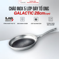 Chảo Inox Chống Dính Đúc Nguyên Khối Đáy Tổ Ong La gourmet Galactic Cao Cấp 28cm Cạn Dùng Được Bếp Từ - 342935