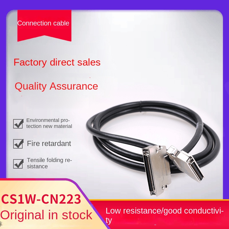 Cáp Lập Trình PLC OMRON CS1W-CN523 5M | Tùy chọn khác CS1W-CN313, CN713, CN223, CN323, CN523, CN133 Đa Dạng Chiều Dài