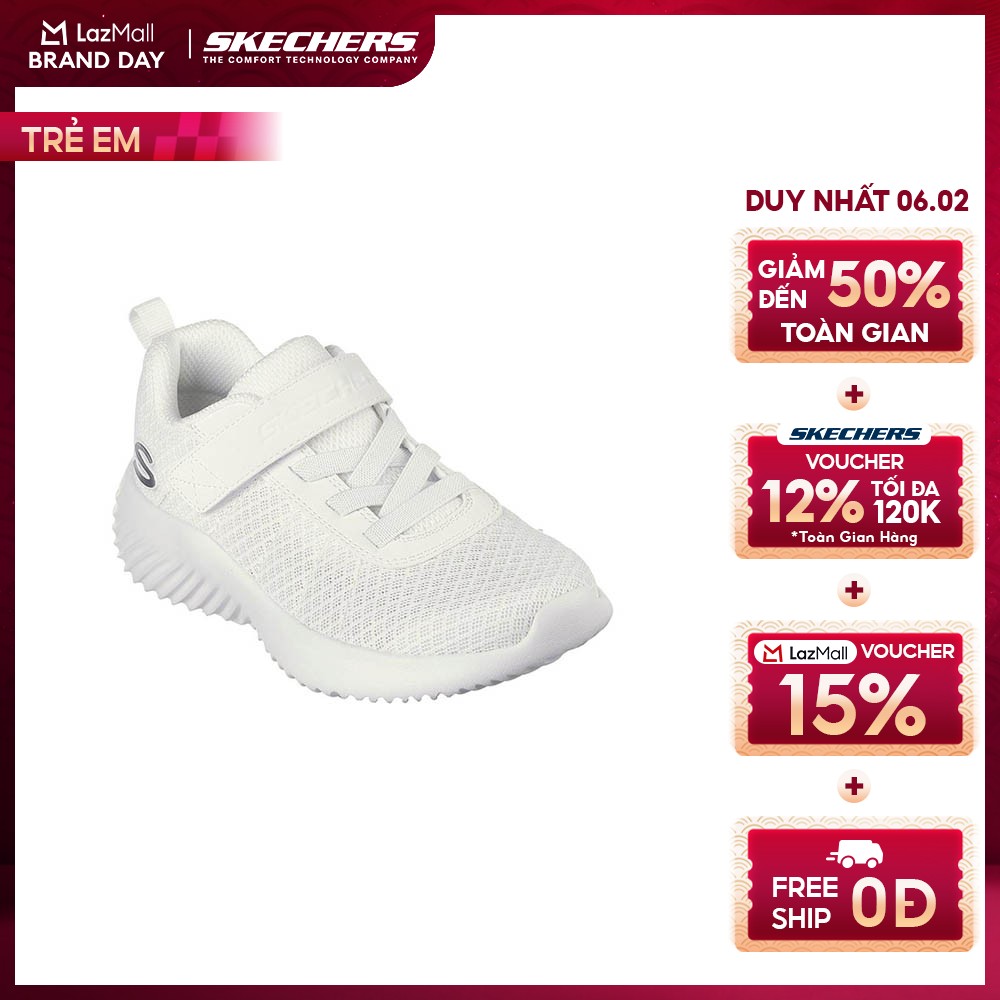 Giày Thể Thao Bé Gái Skechers Bounder Cool Cruise - 303550L-WHT Online Sale