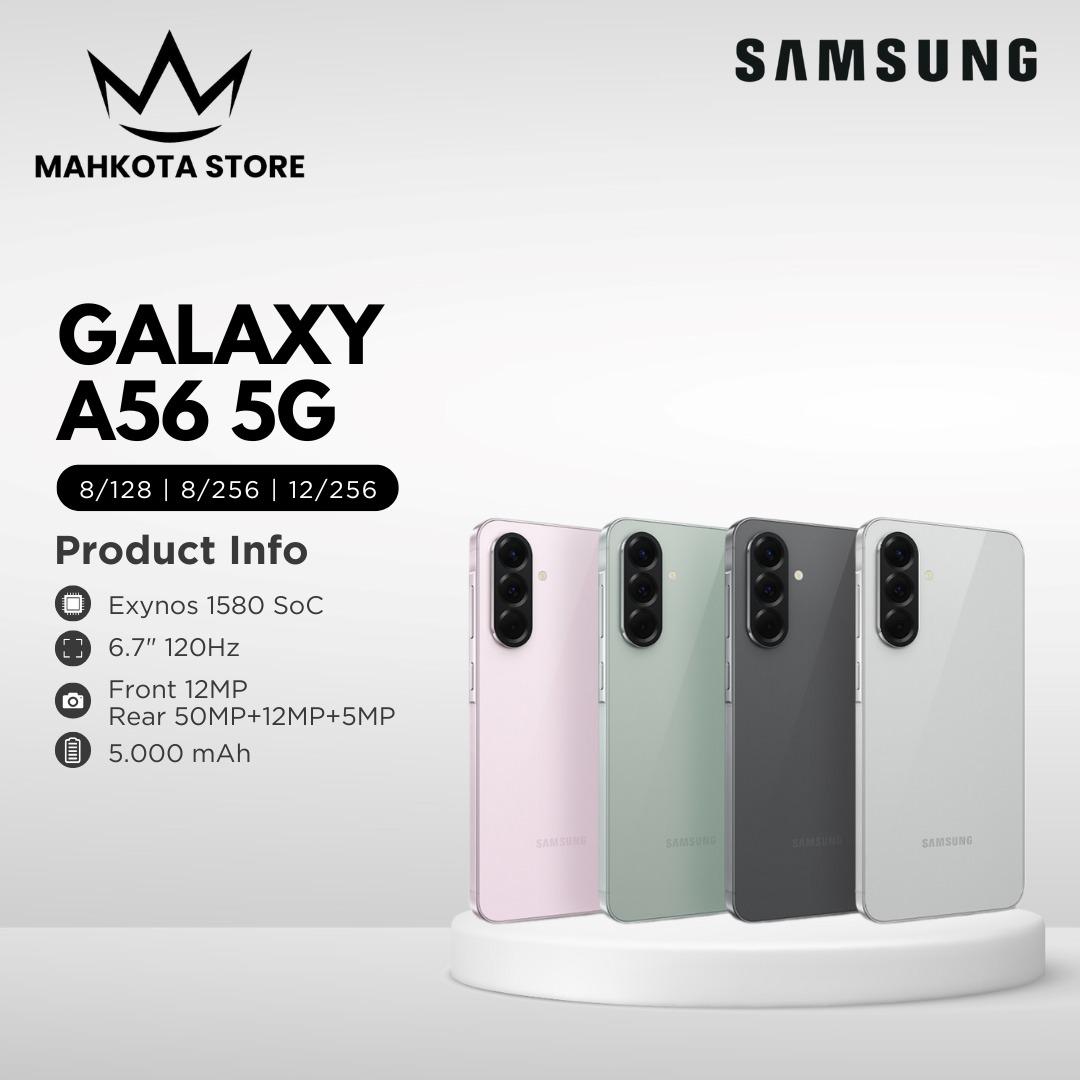 SAMSUNG A56 5G 8GB/256GB 12GB/256GB GARANSI RESMI - SMARTPHONE Harga 6,200,000 rupiah*Gratis Ongkir