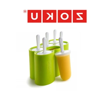 Zoku Classic Pop Molds 6 Easy-release Popsicle Molds With Sticks and Drip-guards BPA-free - Gizmo Hub