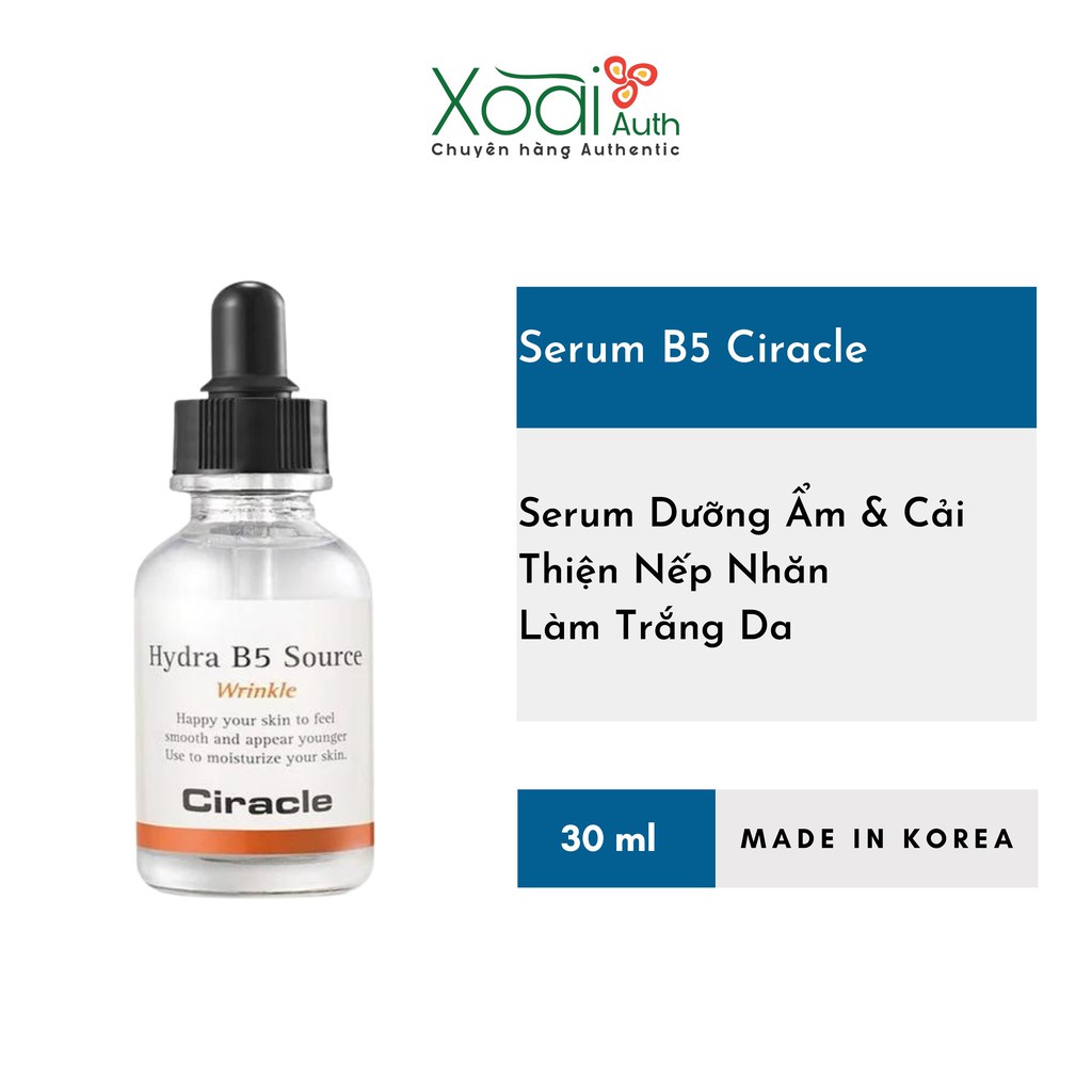 Tinh chất ciracle hydra dưỡng da b5 hàn quốc 30ml