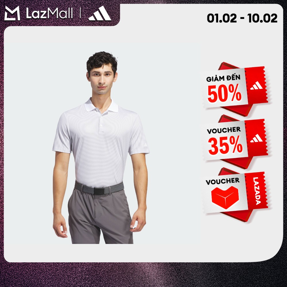 adidas Đánh gôn Áo Polo Ottoman Nam trắng IU4365