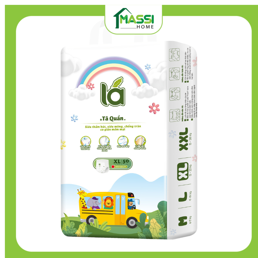 Tã bỉm quần lá tã bỉm quần siêu mỏng siêu nhẹ 28g