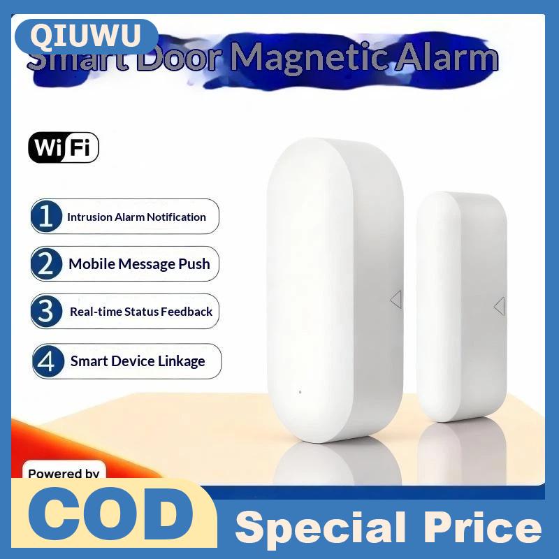 QIUWU Zigbee เซ็นเซอร์หน้าสัมผัสประตู3.0การใช้พลังงานต่ำการแจ้งเตือนกันขโมยสำหรับร้านค้าขนาดเล็กต้องใช้ศูนย์กลาง Zigbee ราคา 388 บาท*ส่งฟรี