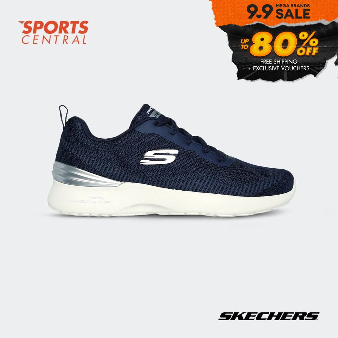 Discount on Sports Central  shoes - SKU: Skechers Women Skech-Air Dynamight-Splendid 149758NVY (Navy Mesh/ Lavender Trim)