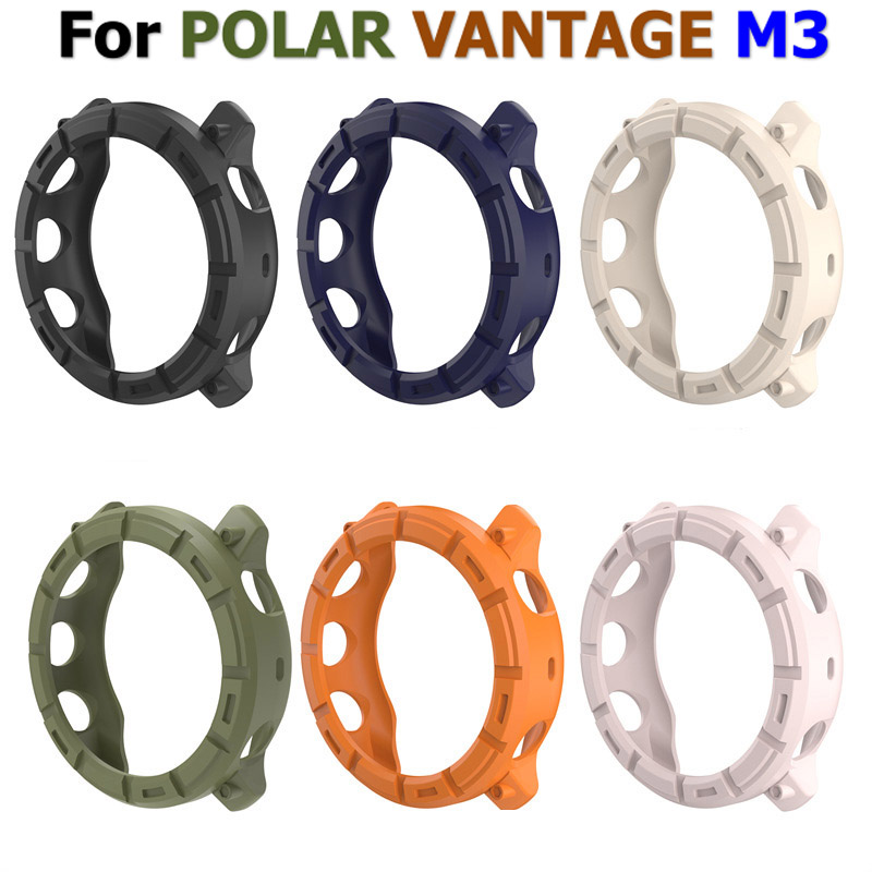 For POLAR VANTAGE M3 Cover Protective Case Smart Bracelet Shell Replacement Watch Bezel for Polar Vantage M3 Frame Cases ราคา 96 บาท*ส่งฟรี