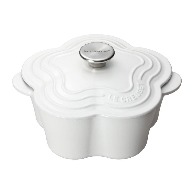 Le Creuset Cast Iron Flower Casserole (Cotton) Singapore