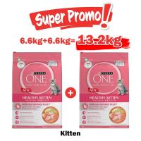 ALPHA PETS Malaysia  PURINA ONE 6.6KG Dry Cat Food Healthy Adult Salmon Tuna Indoor Chicken Kitten Chicken Makanan Kucing Cat Food