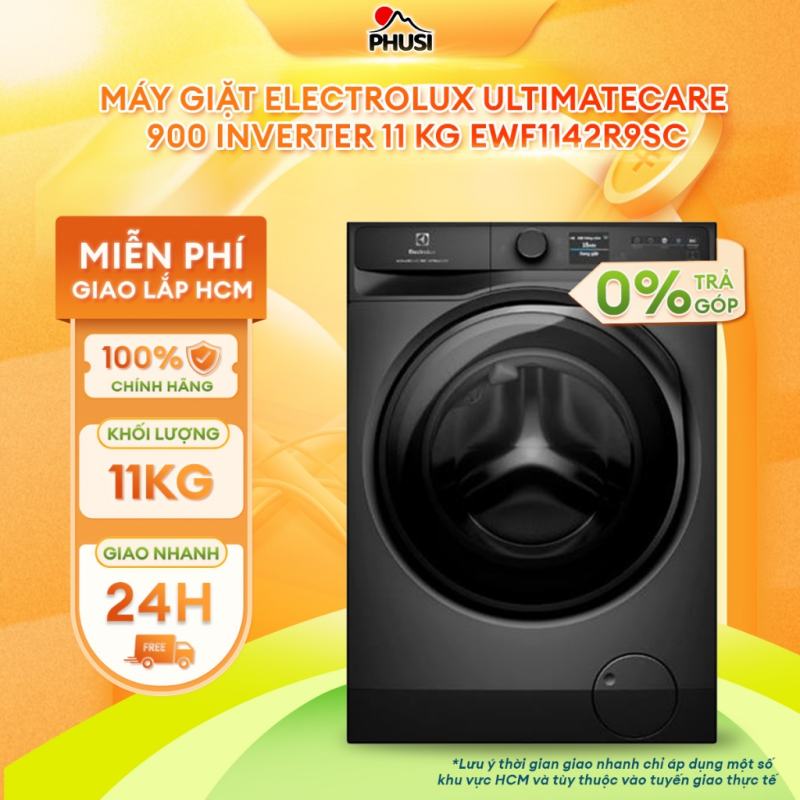 EWF1142R9SC Máy giặt Electrolux UltimateCare 900 Inverter 11 kg EWF1142R9SC [MIỄN PHÍ GIAO LẮP HCM]