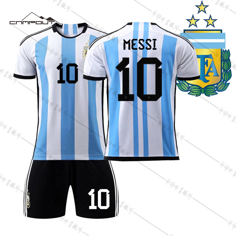 CAMPOUTWorld Cup Argentina áo nịt Bóng đá số 10 Messi nhà 11 di Maria 22 lautaro 21 dybala