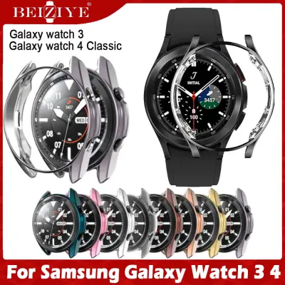 Protective Case For Samsung Galaxy Watch 4 Classic Smart Watch Band Galaxy Watch 3 Smart Watches Cover TPU Frame Shell Protector Smart Accessories Cover
