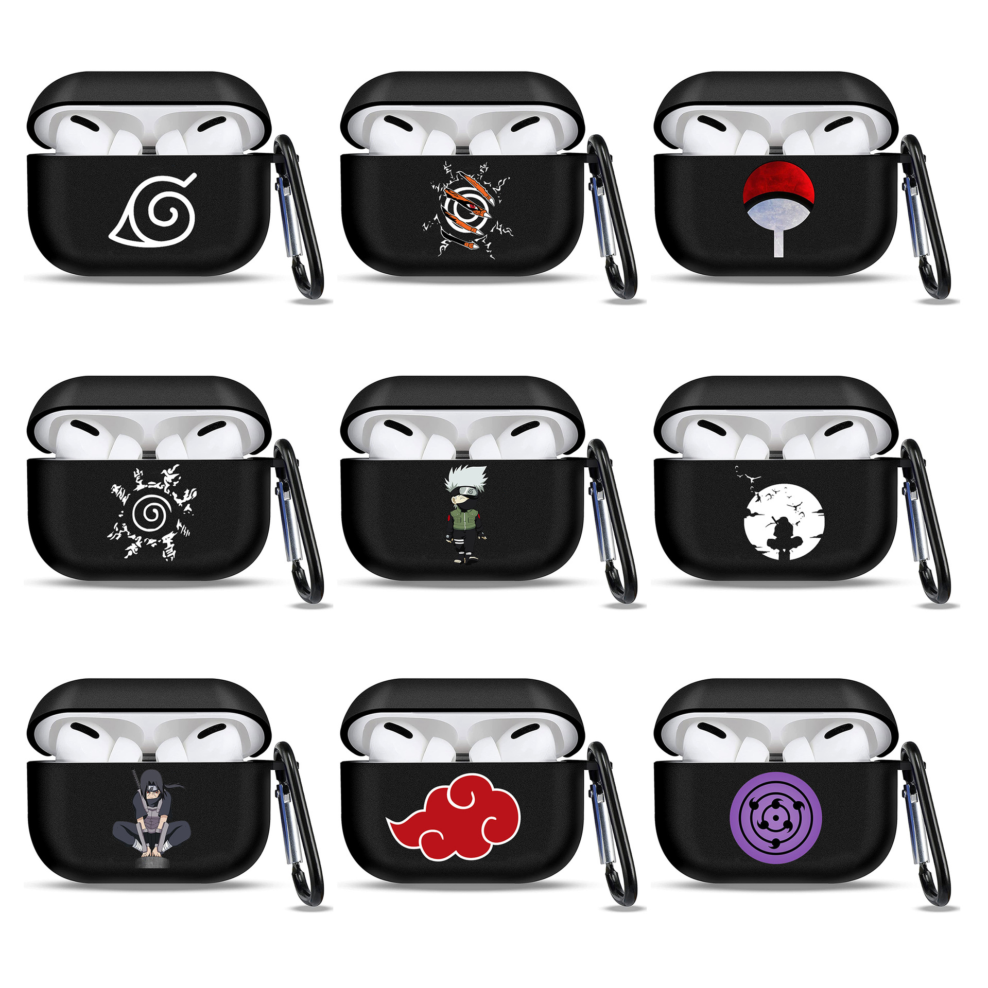 HOT Kakashi Naruto Airpod Case Naruto Akatsuki Airpod Case
