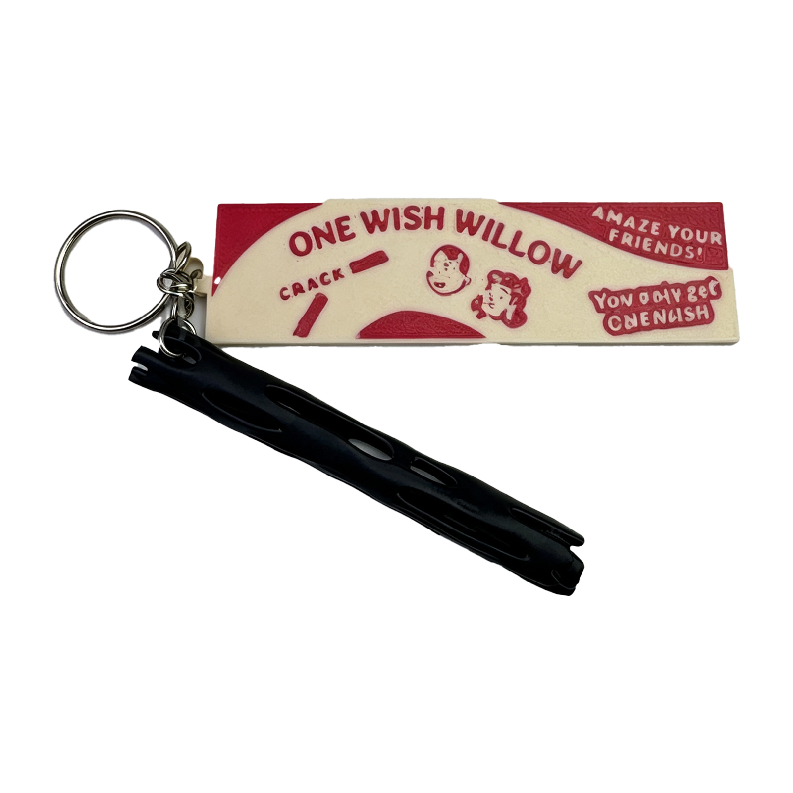 Wishing Willow Branch for Rituals 3d Printed Luck Talisman One Wish Willow Stick with Box – 3d Printed Breakable Luck Charm Spiritual Healing Snap Stick Romantic Wedding Gift Keepsake for Good