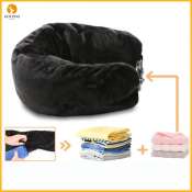 GOUPDO Waterproof Travel Neck Pillow with Storage Bag